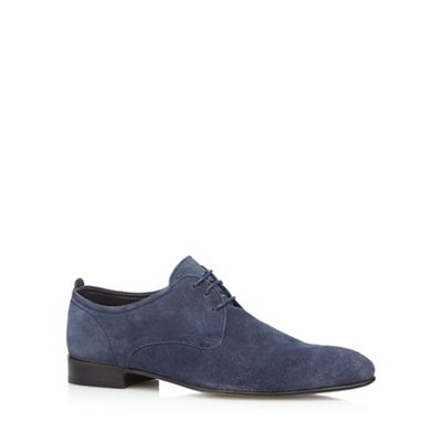Base London Navy 'Business' lace up shoes